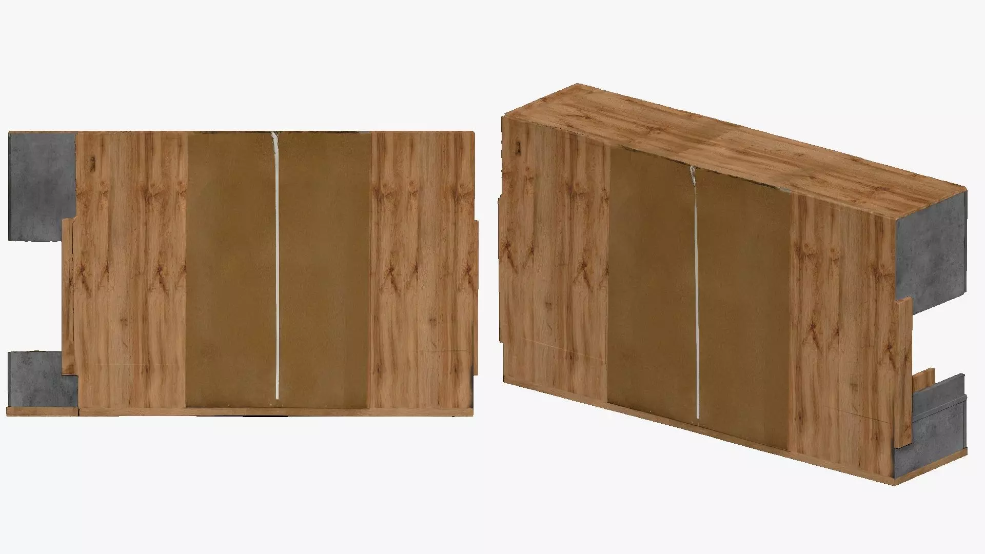 001281 scary wooden cupboard 3D model_0