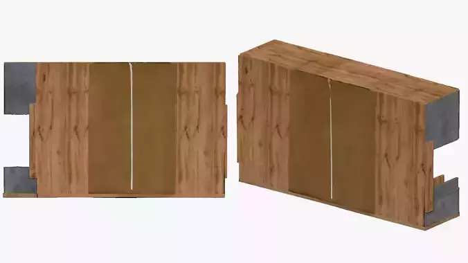 001281 scary wooden cupboard