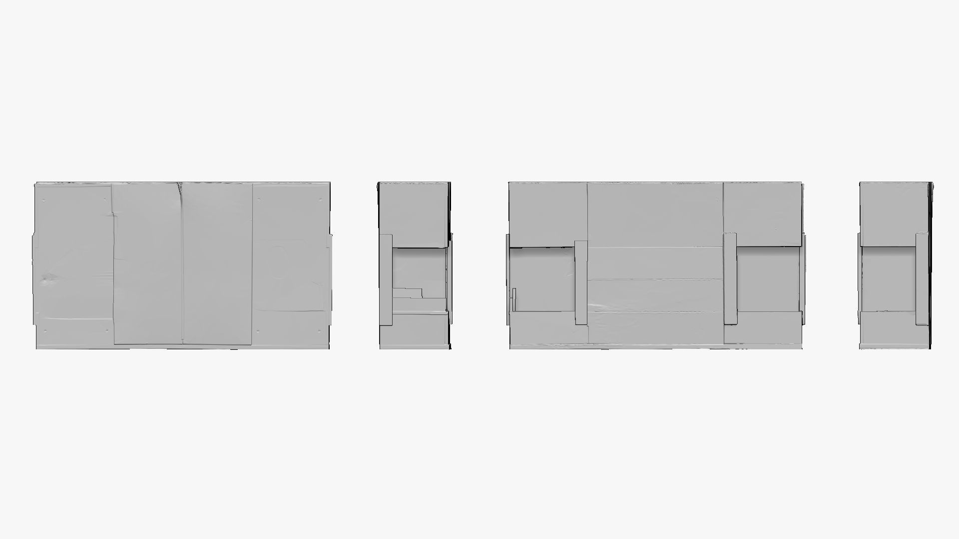 001281 scary wooden cupboard 3D model_4