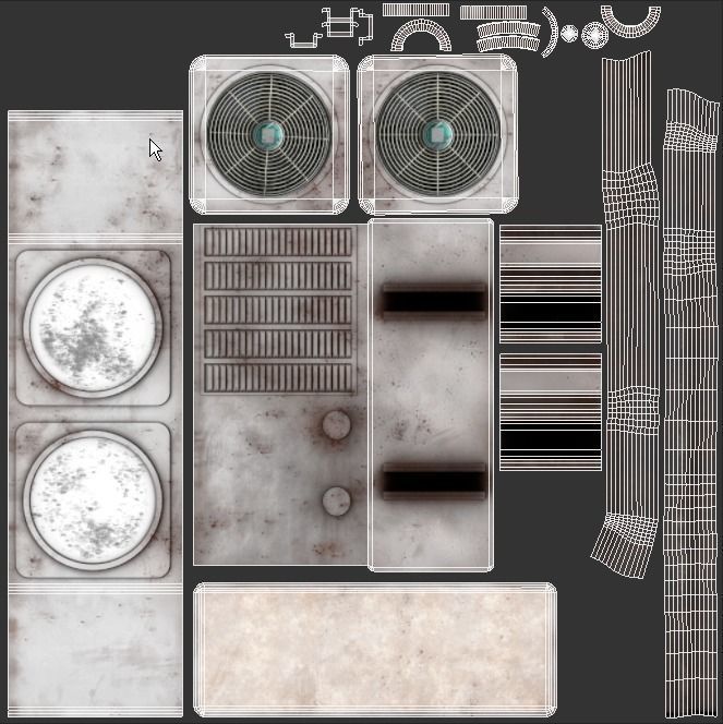 Industrial Building Low Poly Low-poly 3D model_12