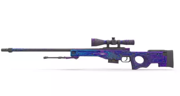 AWP Dragon Lore with Skins 3D model_0