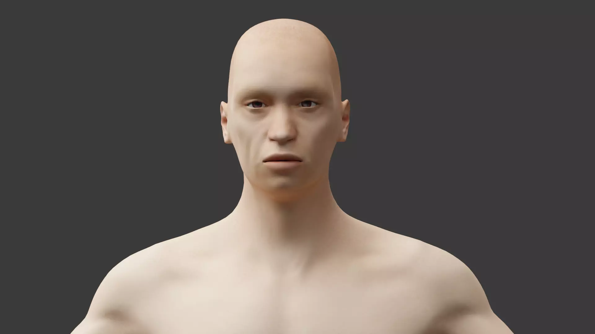 Male base mesh 3D model