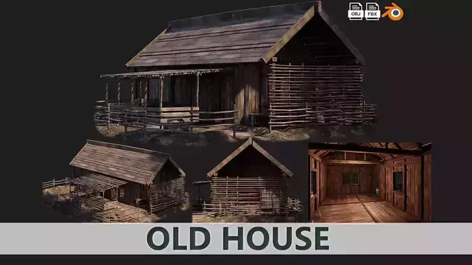 Old House 30 PBR 4K GameReady