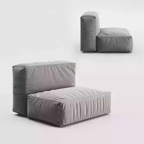 Modular single Sofa 3D model
