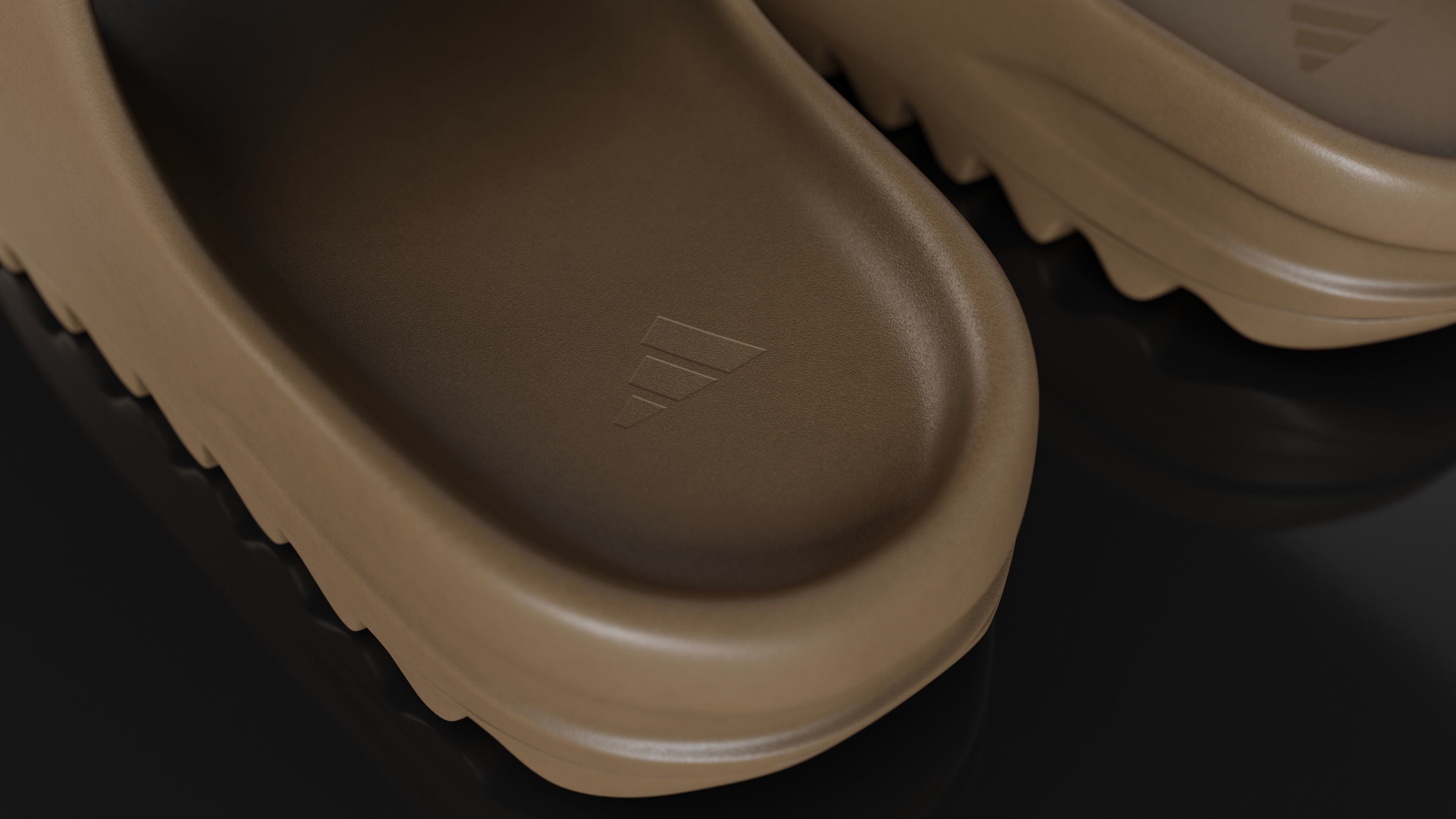 Adidas Yeezy sliders shoe Low-poly 3D model_34