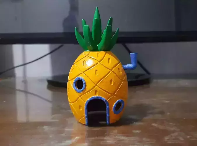 Spongebob pineapple house 3D print model