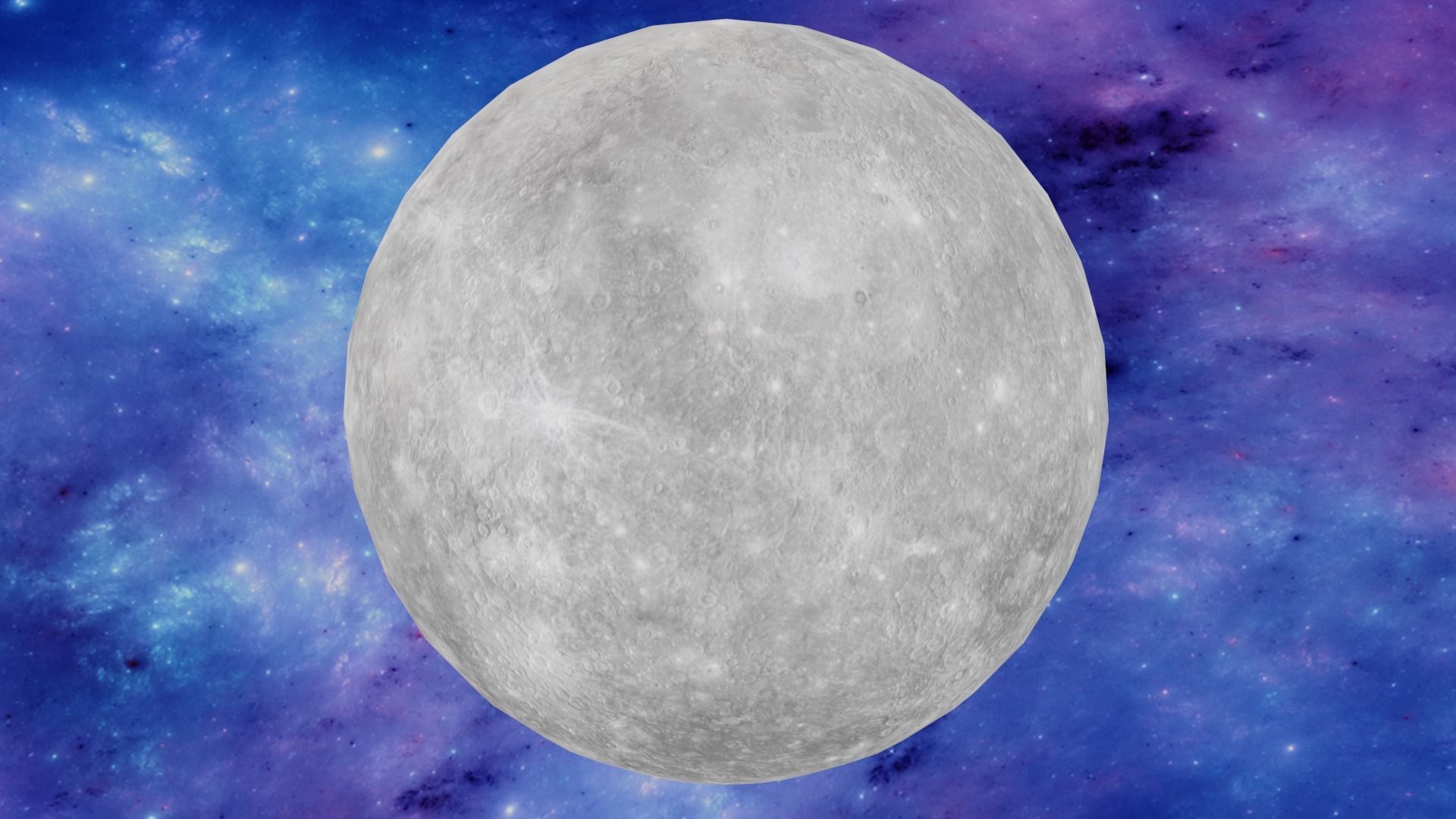 Autonomous Spacecraft - Planet 3D Model Animated  Low-poly 3D model_2