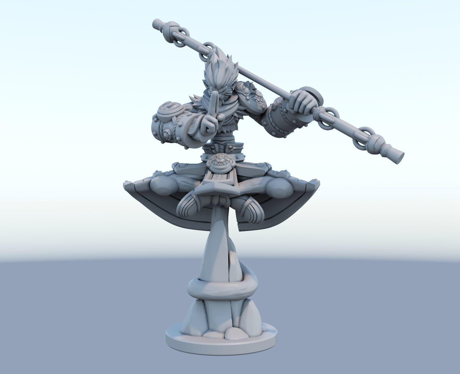 wukong 3D Print Model from League of Legends 3D print model_3