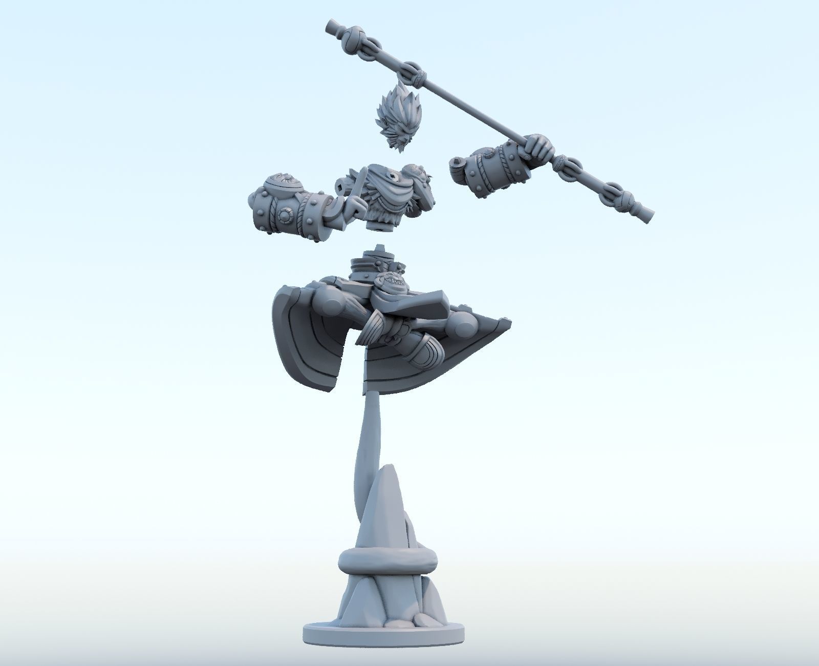 wukong 3D Print Model from League of Legends 3D print model_2