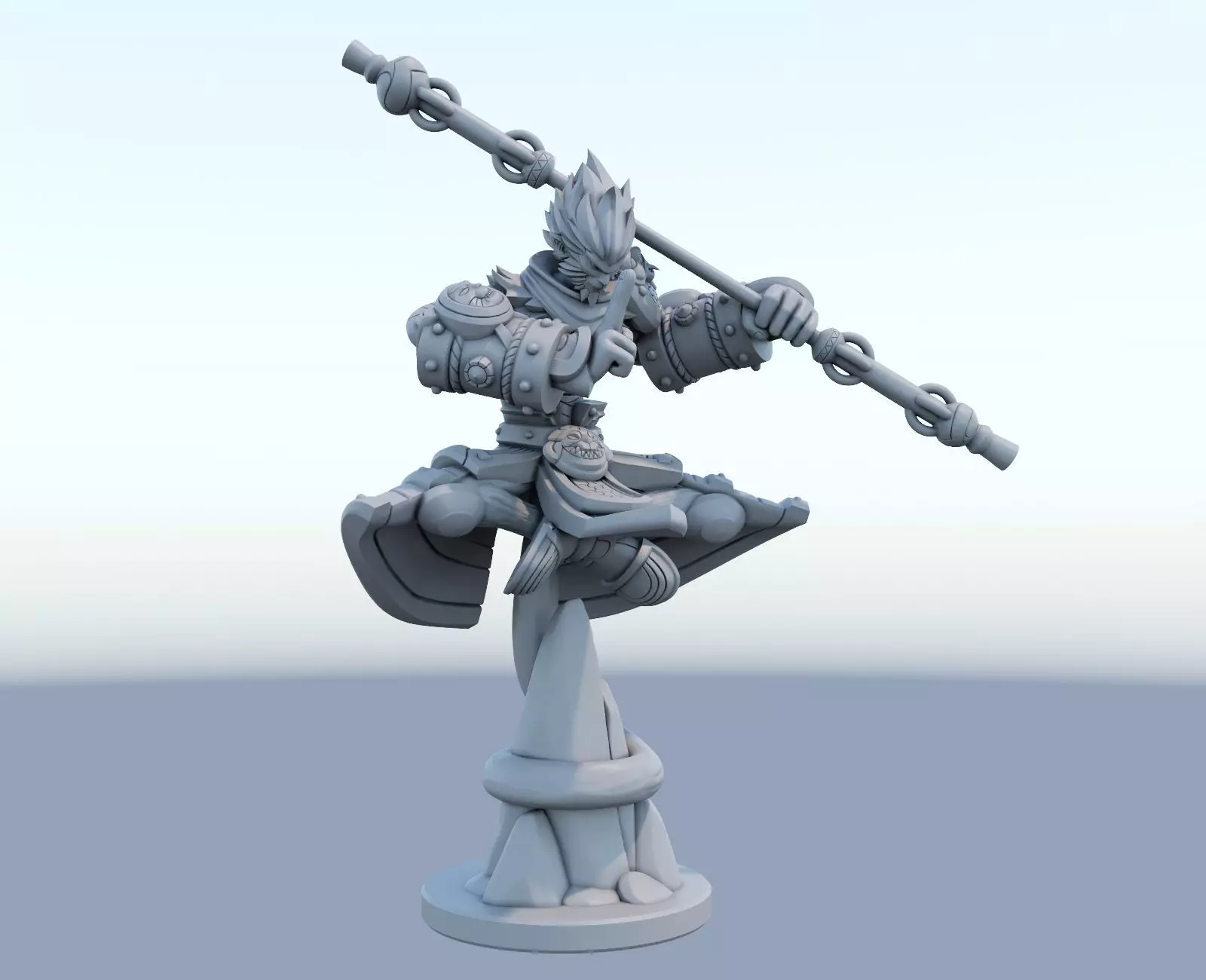 wukong 3D Print Model from League of Legends 3D print model_0
