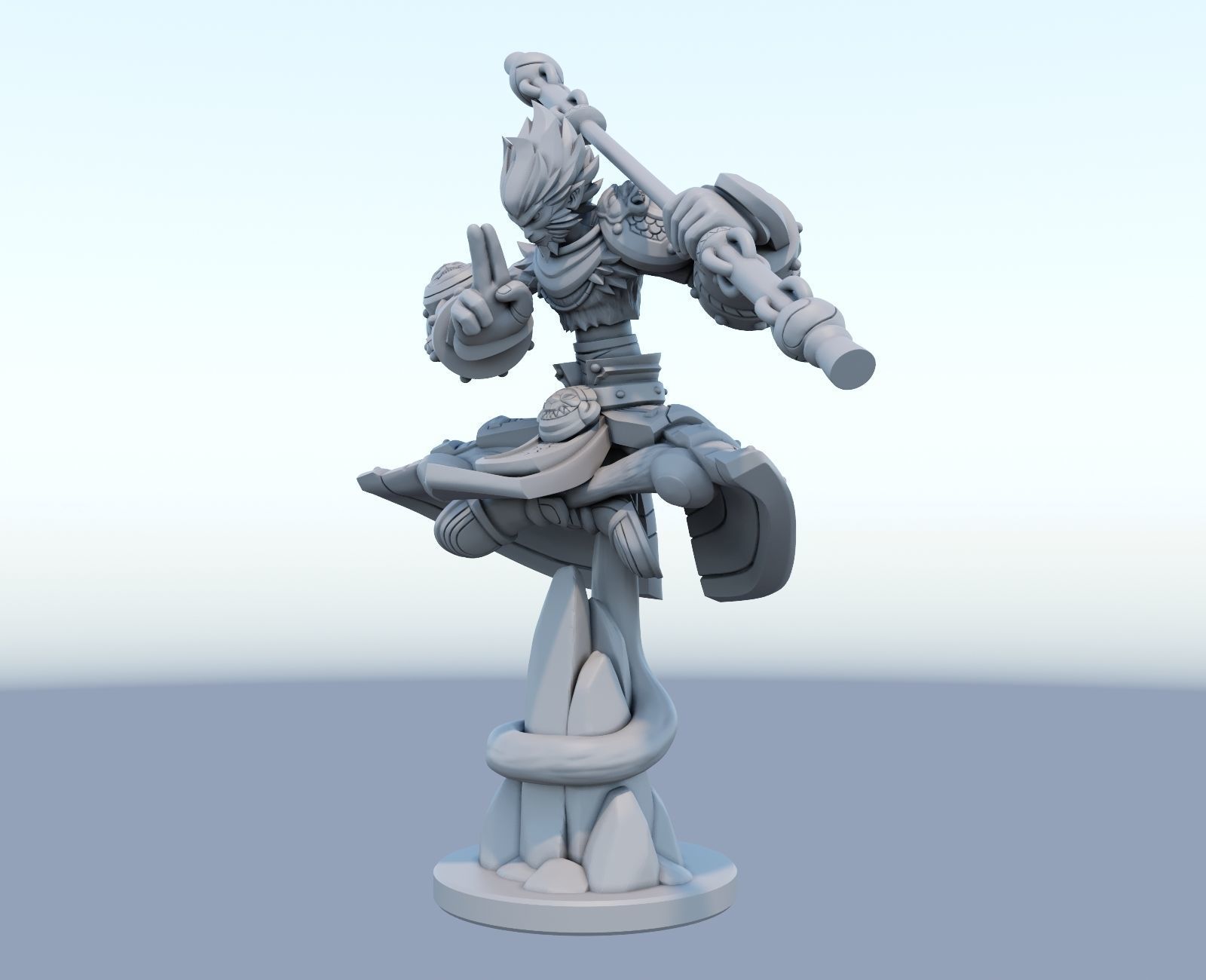 wukong 3D Print Model from League of Legends 3D print model_4
