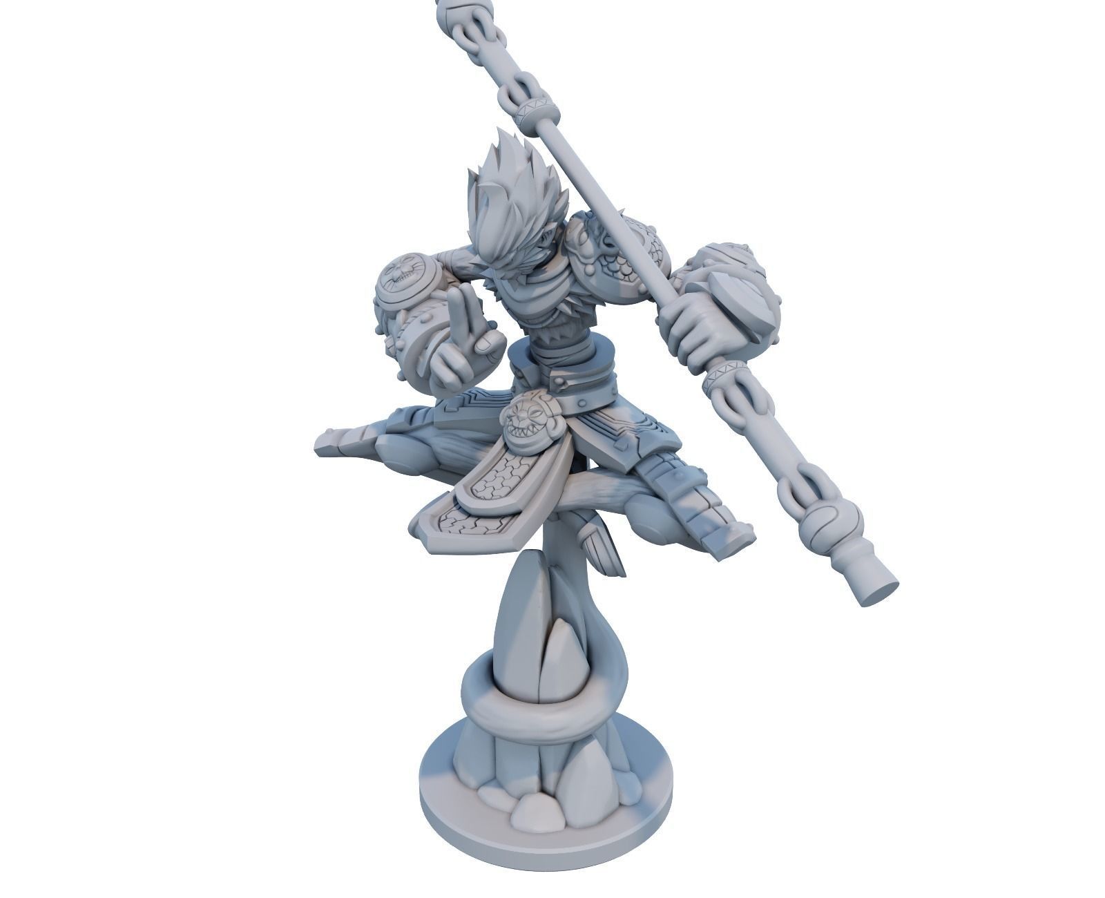wukong 3D Print Model from League of Legends 3D print model_10