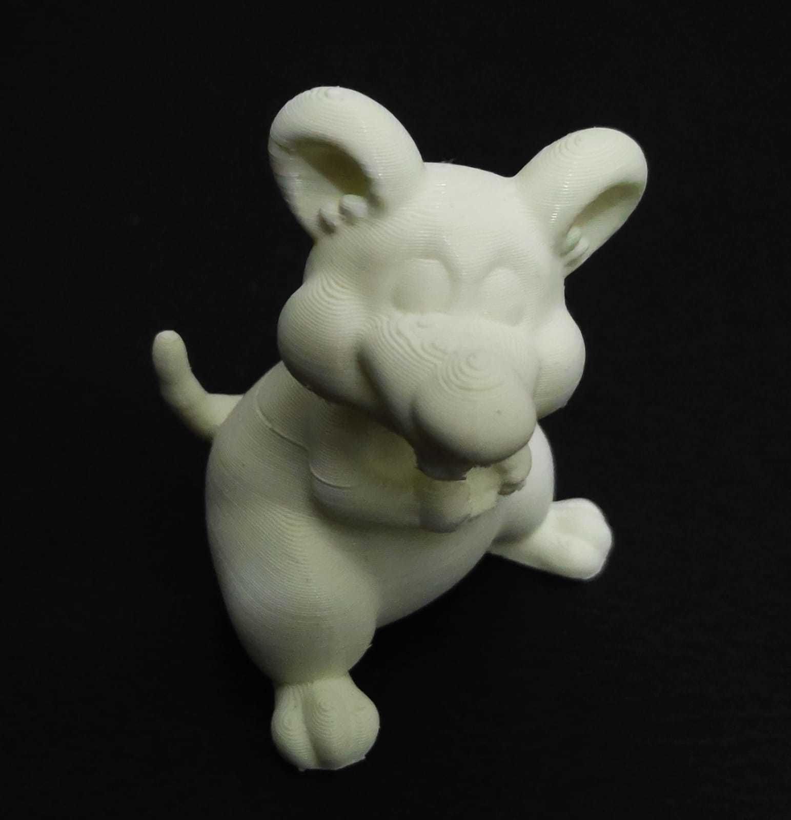 Cartoon Mouse Eating 3D print model_10