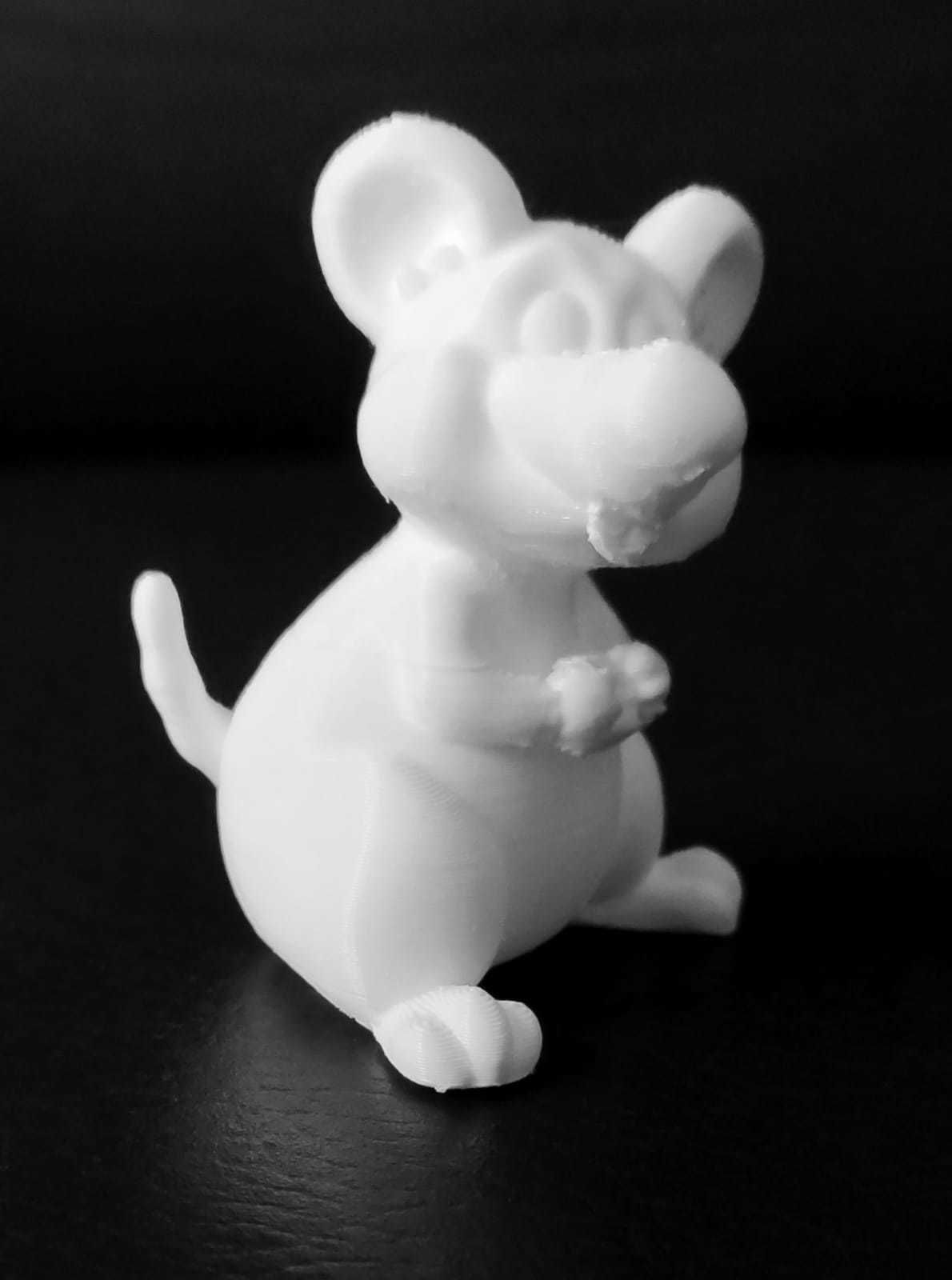 Cartoon Mouse Eating 3D print model_6