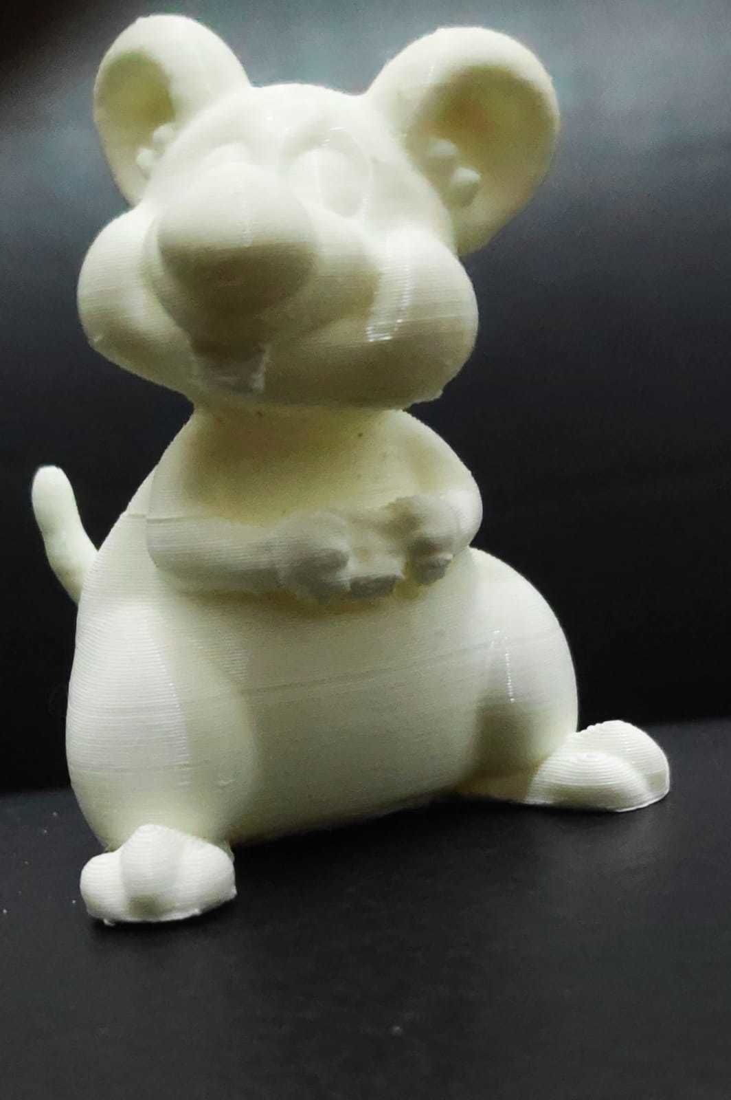 Cartoon Mouse Eating 3D print model_14