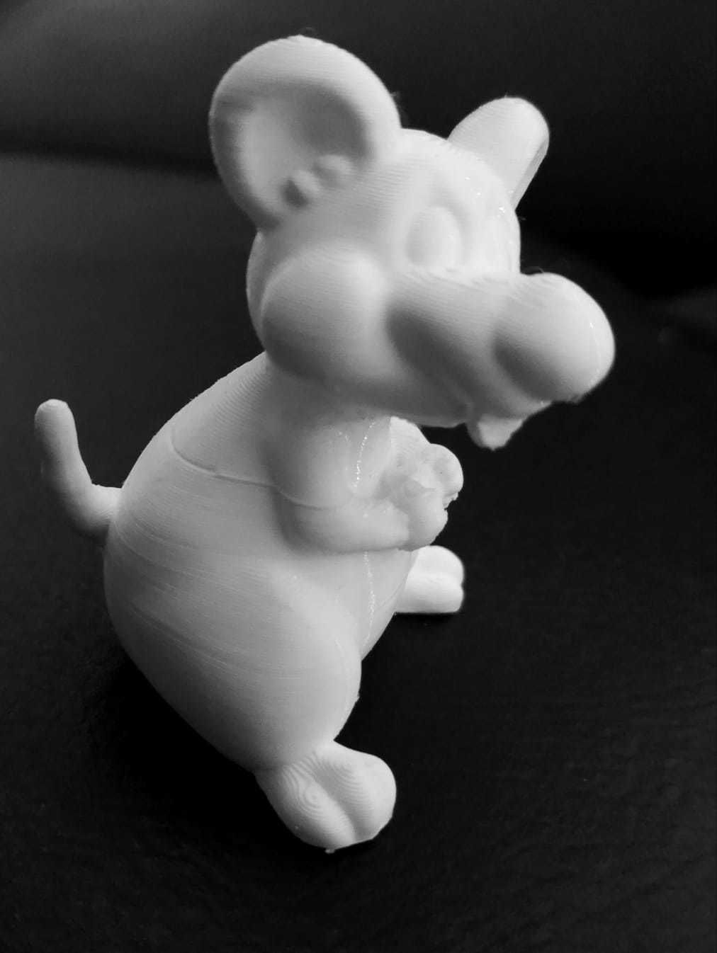 Cartoon Mouse Eating 3D print model_5