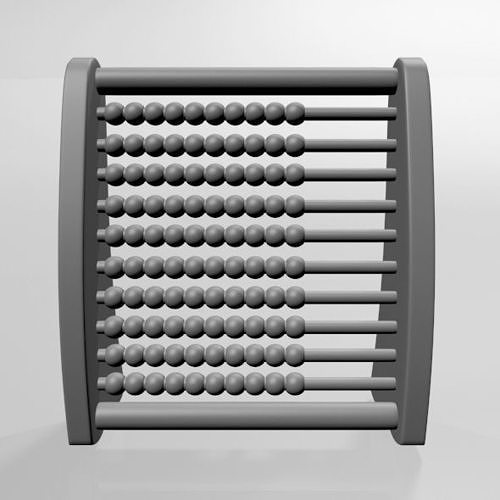 Abacus 01 3D model