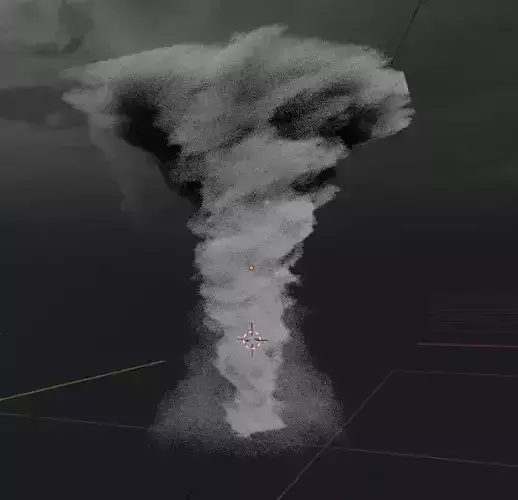 tornado in sky Free 3D model