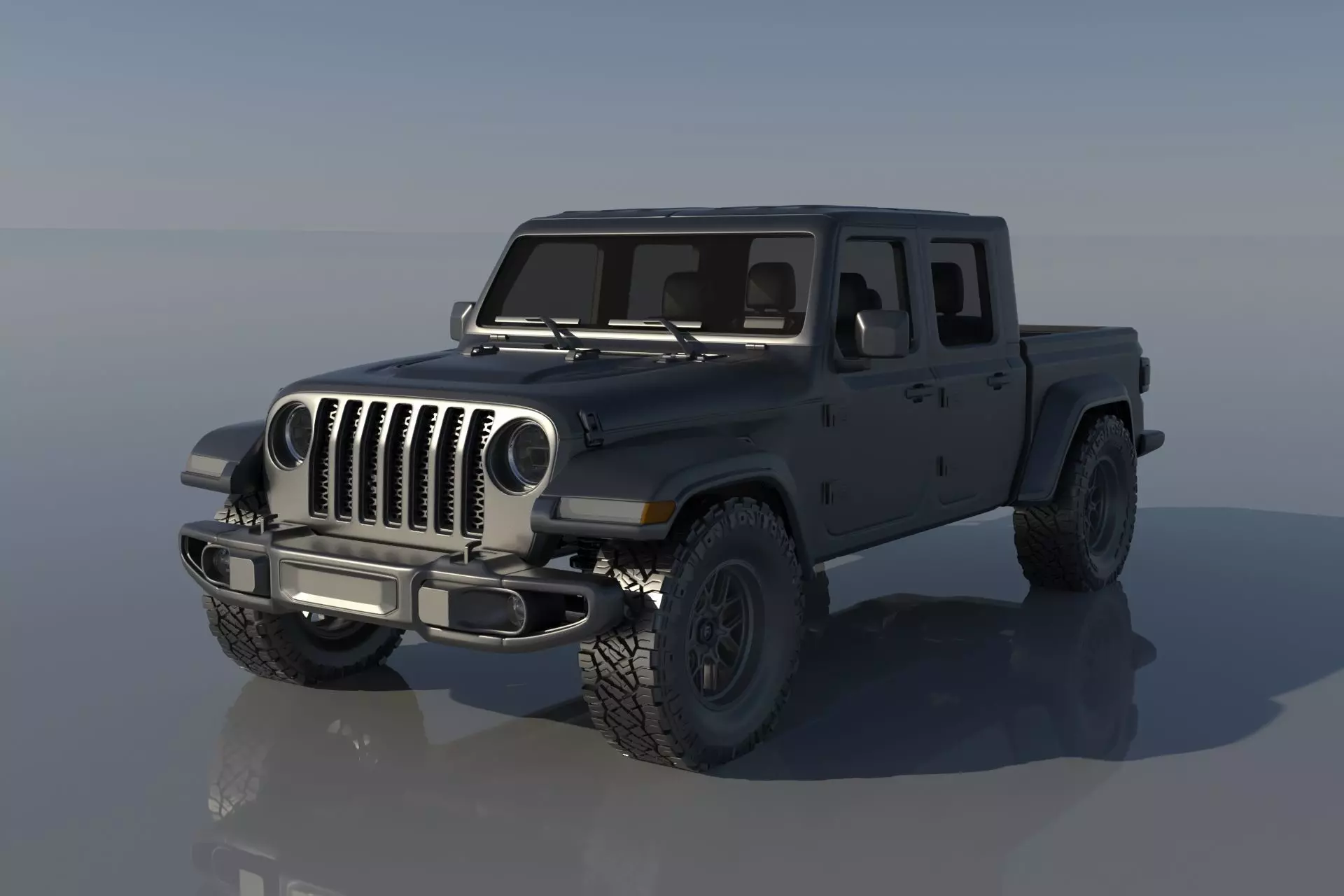 Jeep Gladiator 3D print model_0