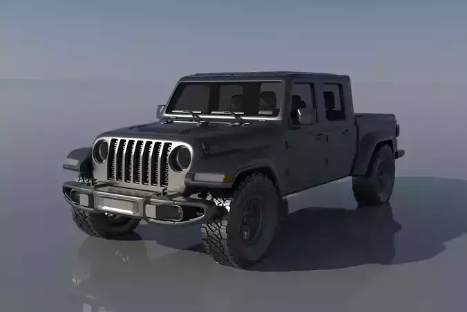 Jeep Gladiator 3D print model