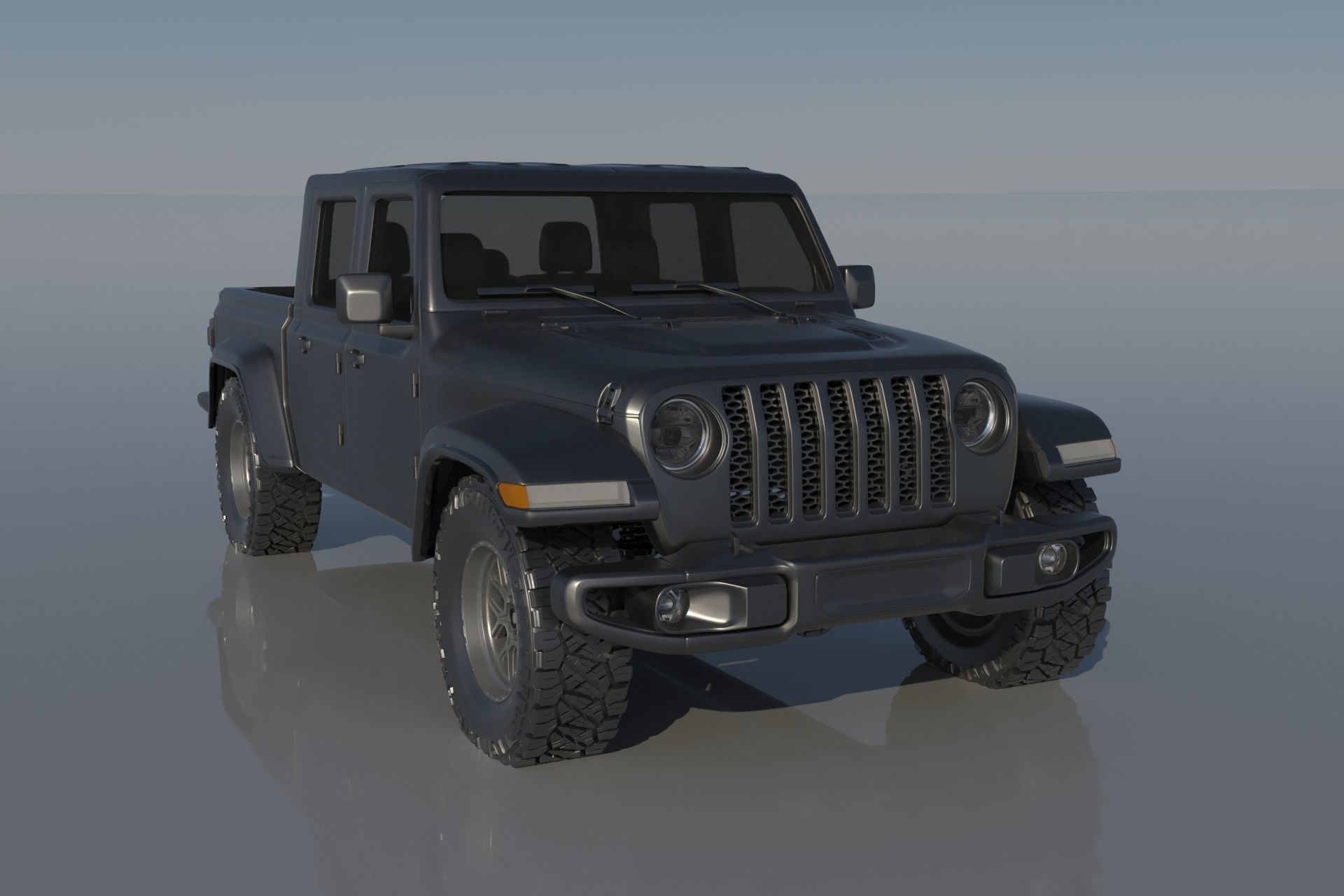 Jeep Gladiator 3D print model_5