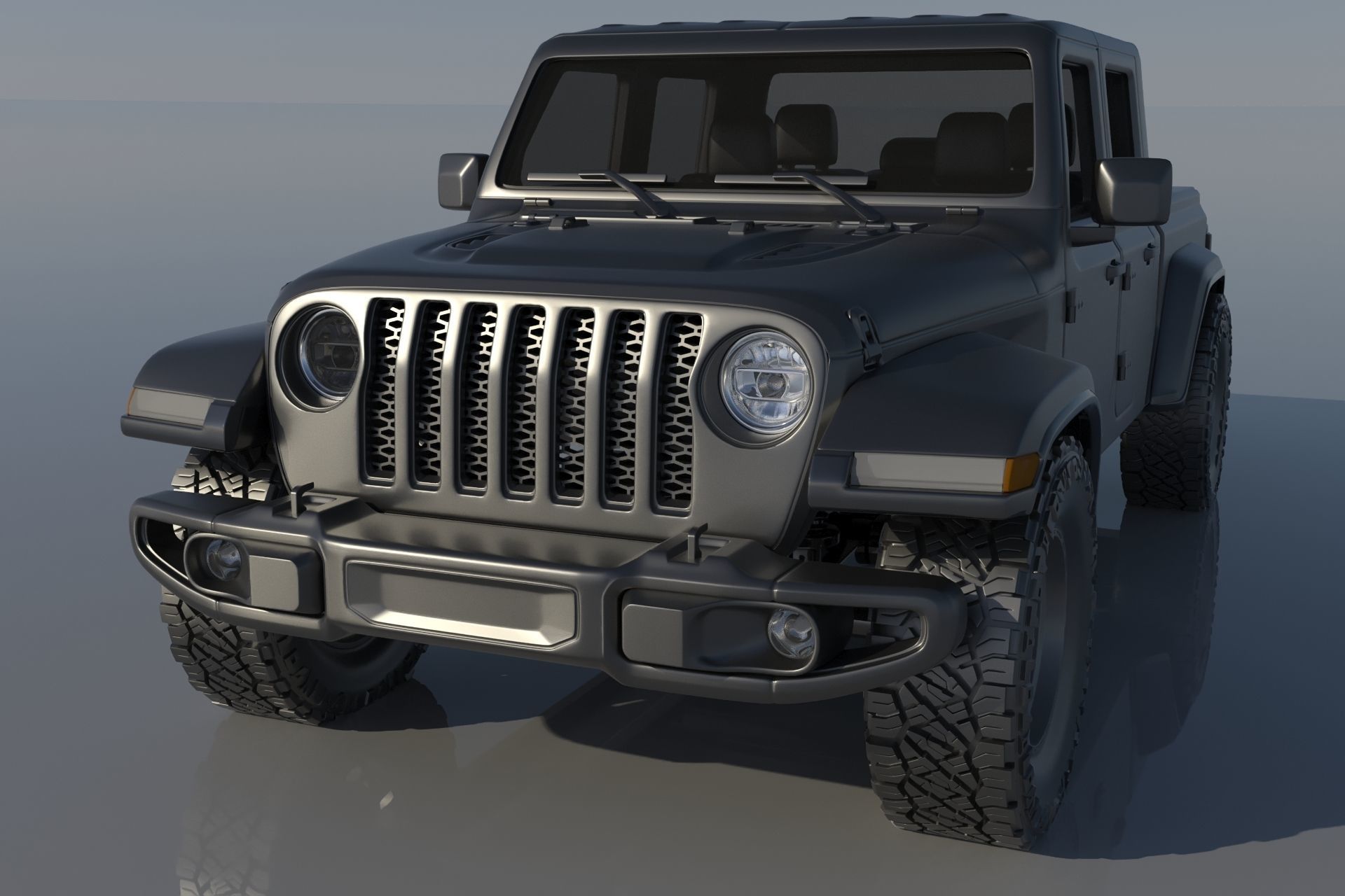 Jeep Gladiator 3D print model_6