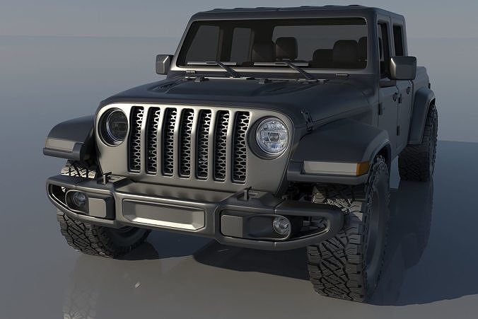 Jeep Gladiator 3D print model 7