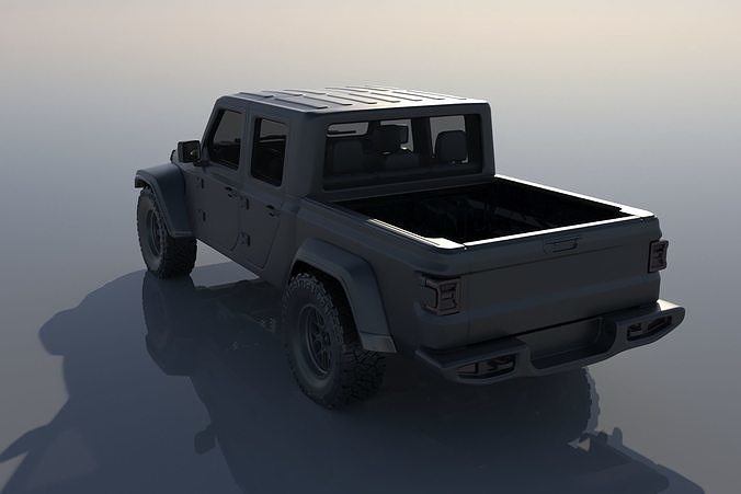 Jeep Gladiator 3D print model 3