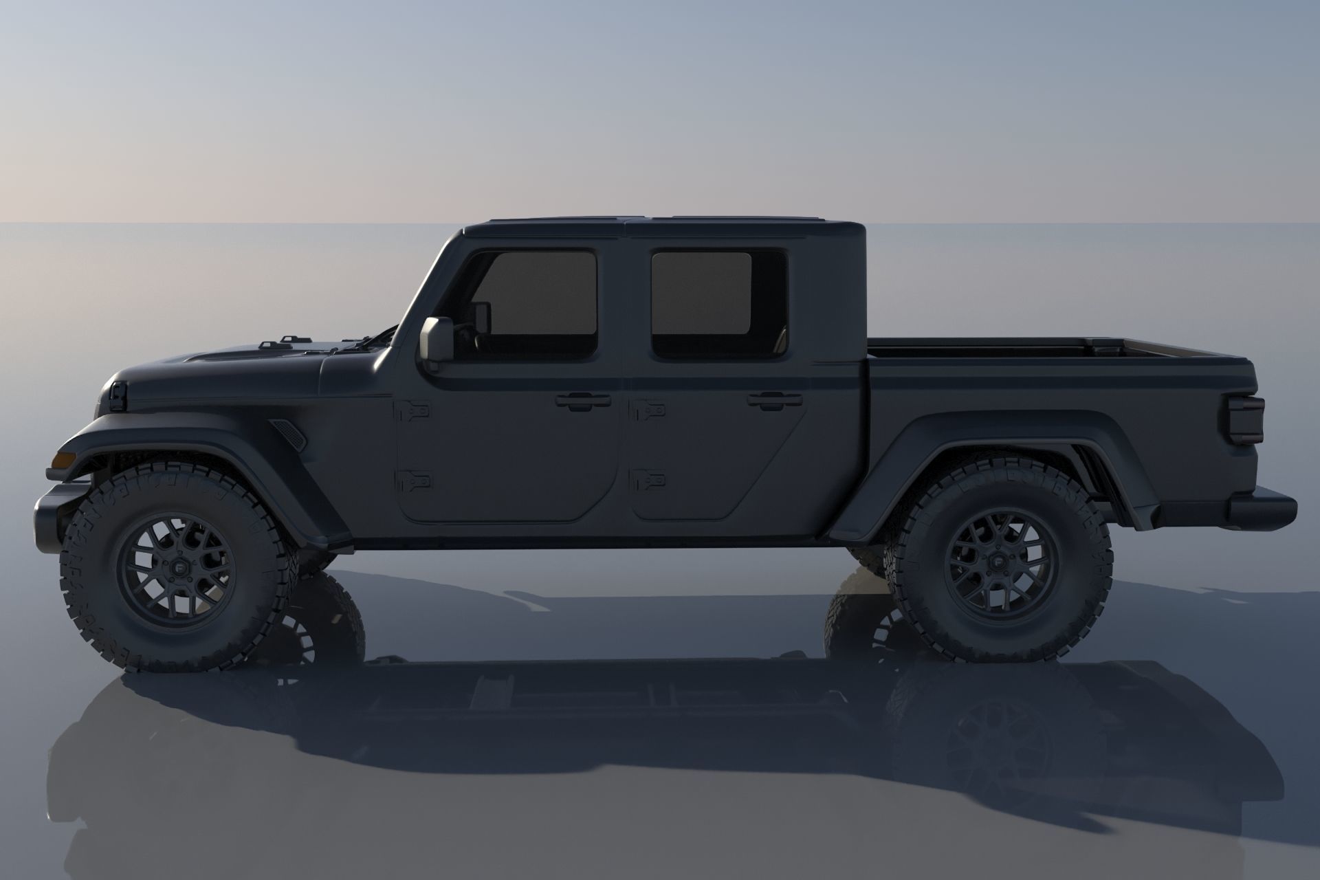 Jeep Gladiator 3D print model_1