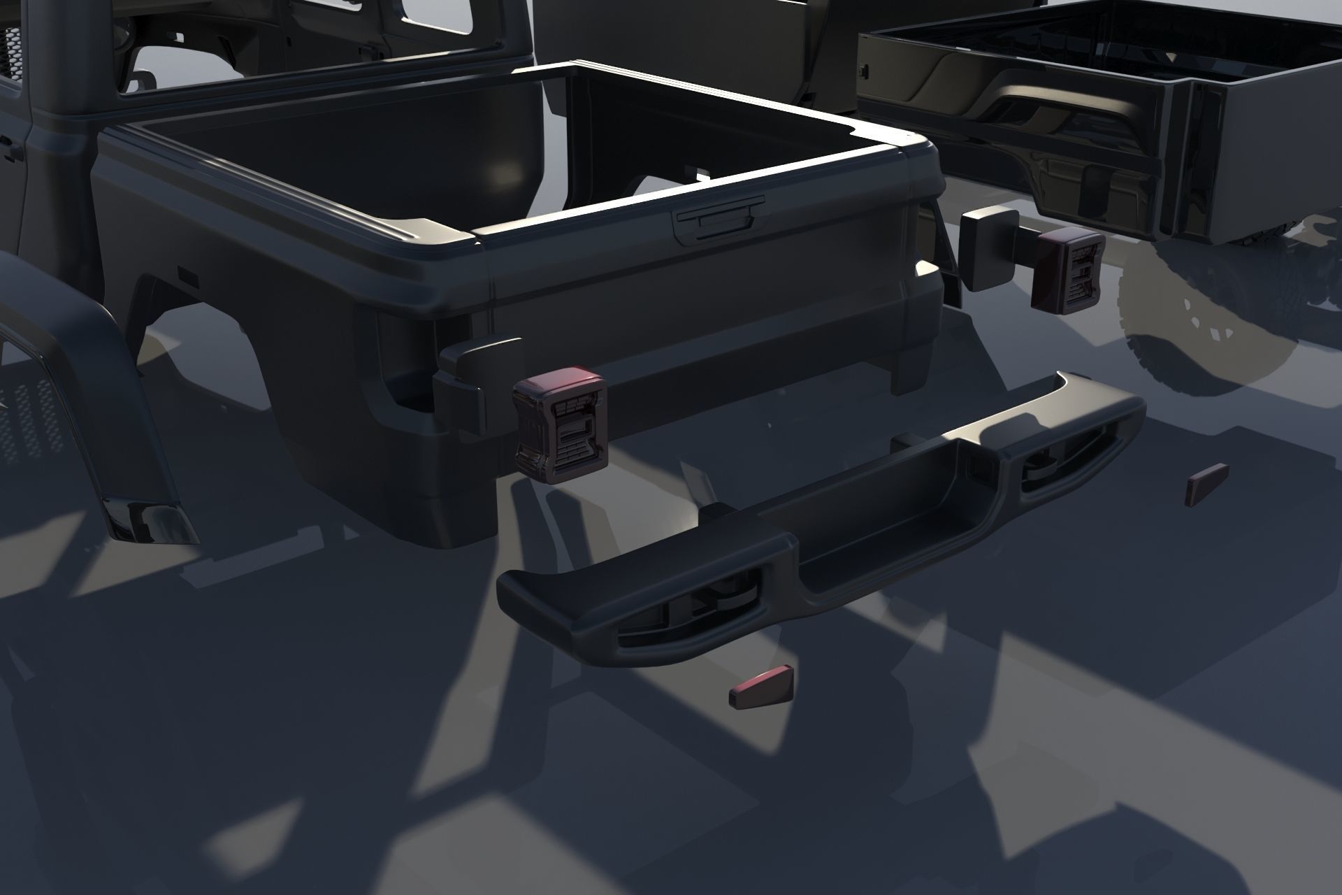 Jeep Gladiator 3D print model_13