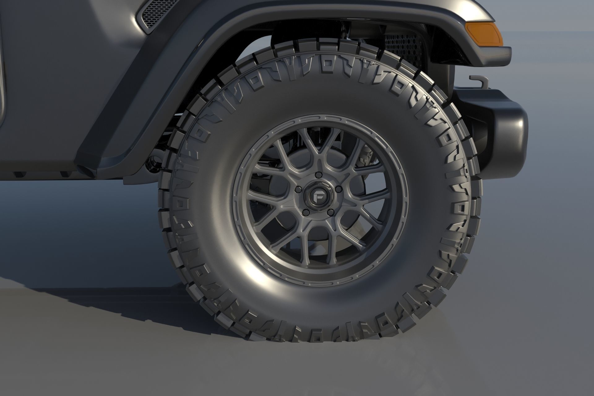 Jeep Gladiator 3D print model_9