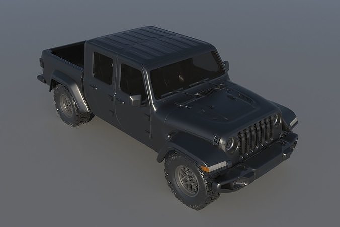 Jeep Gladiator 3D print model 5