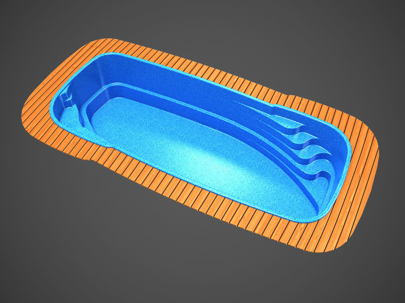 Geneva swimming pool 3D model_7