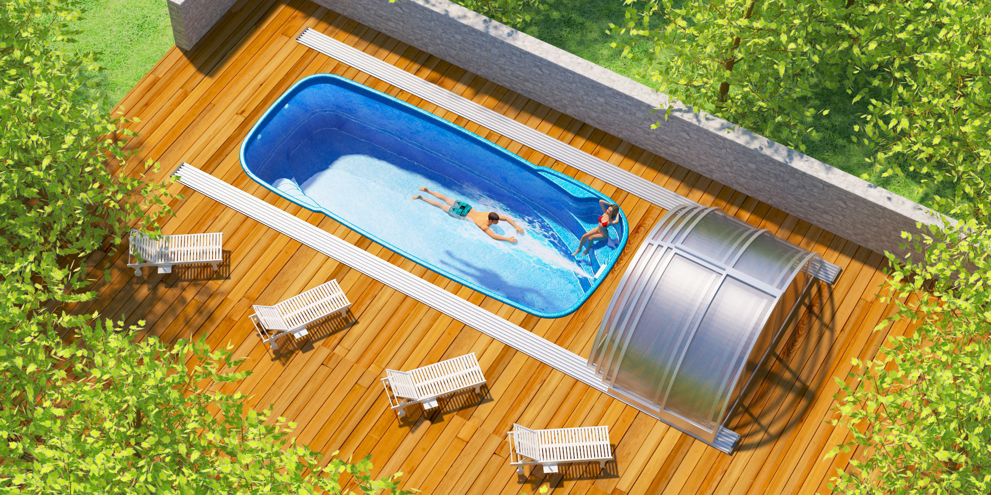 Geneva swimming pool 3D model_1