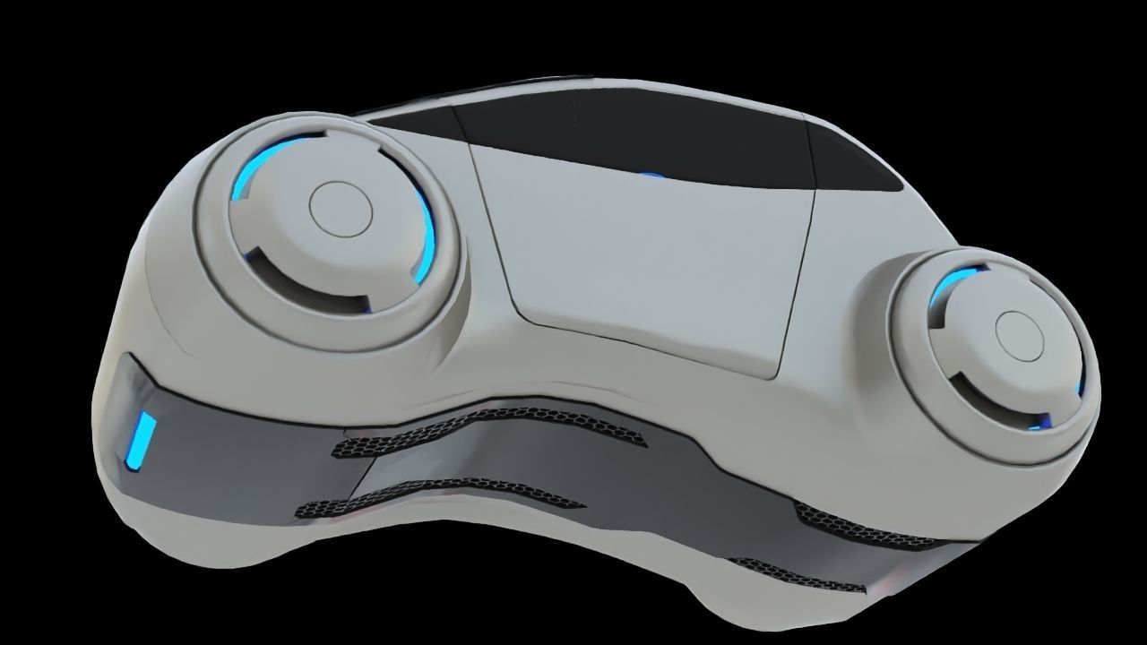 APPLE CONCEPT CAR G2 rigged 3D model_30