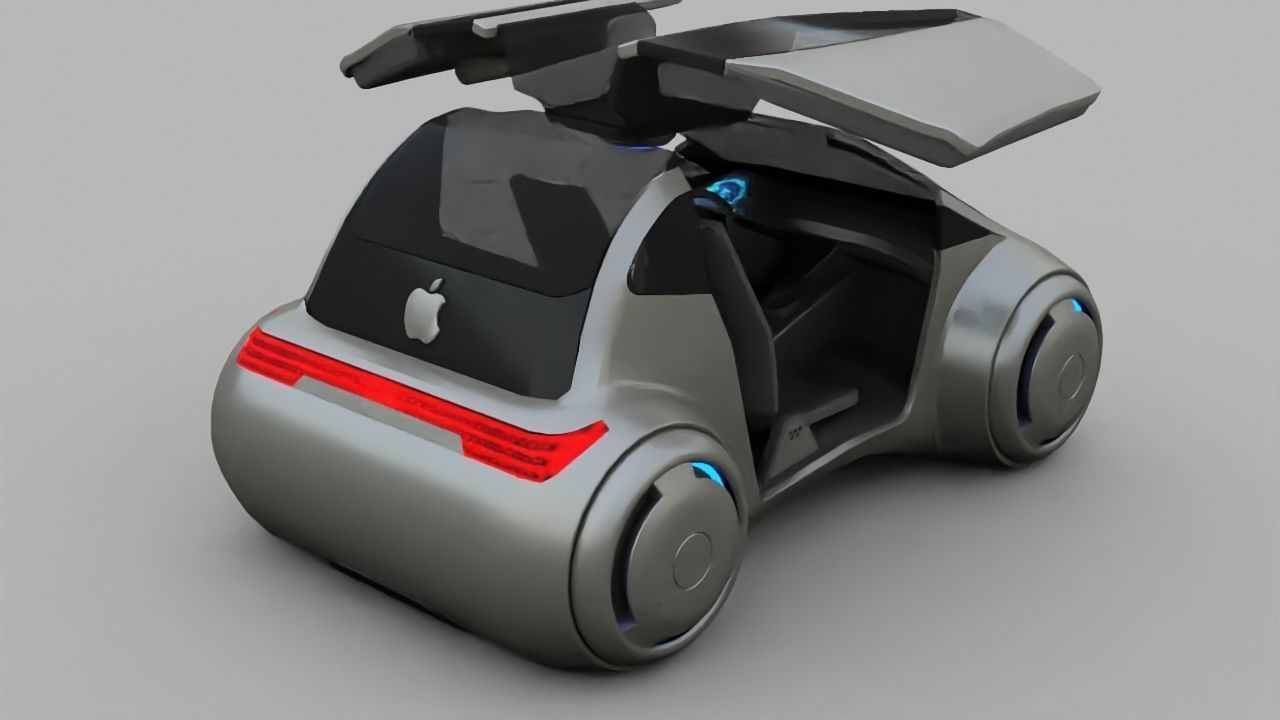 APPLE CONCEPT CAR G2 rigged 3D model_13