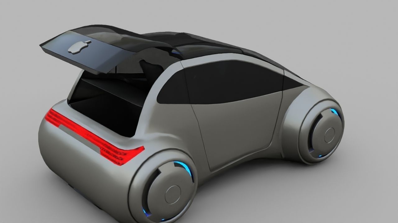 APPLE CONCEPT CAR G2 rigged 3D model_21