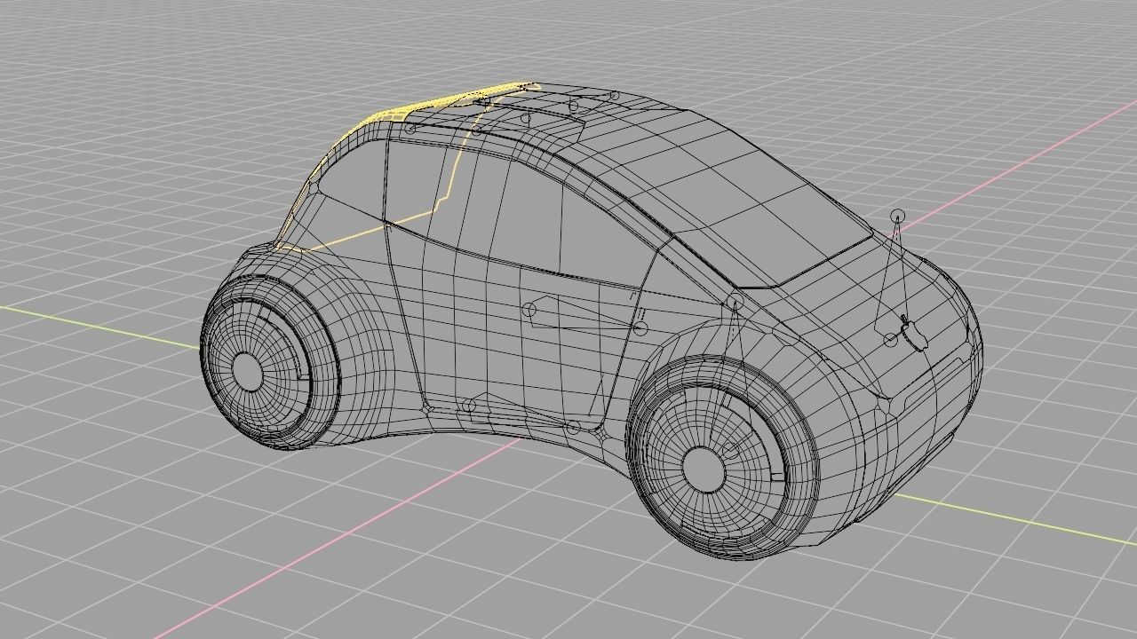 APPLE CONCEPT CAR G2 rigged 3D model_39