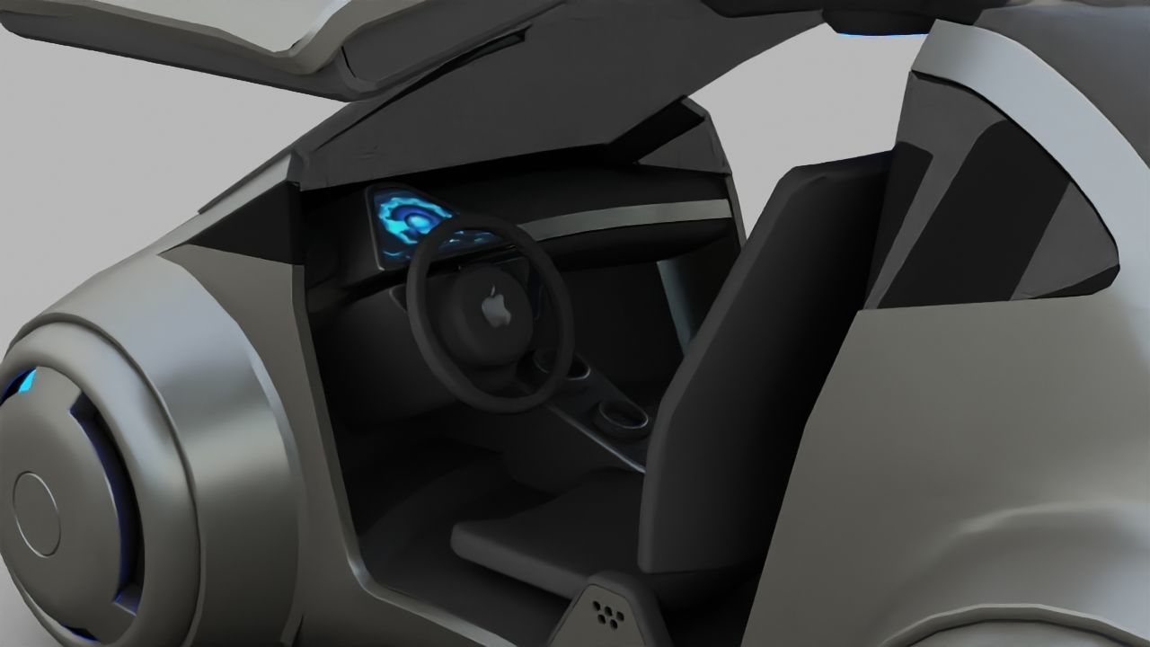 APPLE CONCEPT CAR G2 rigged 3D model_18