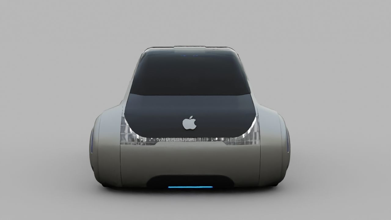 APPLE CONCEPT CAR G2 rigged 3D model_29