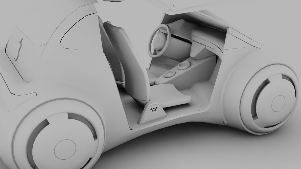 APPLE CONCEPT CAR G2 rigged 3D model_38