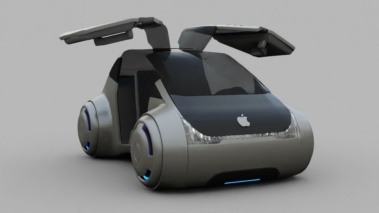 APPLE CONCEPT CAR G2 rigged 3D model_17