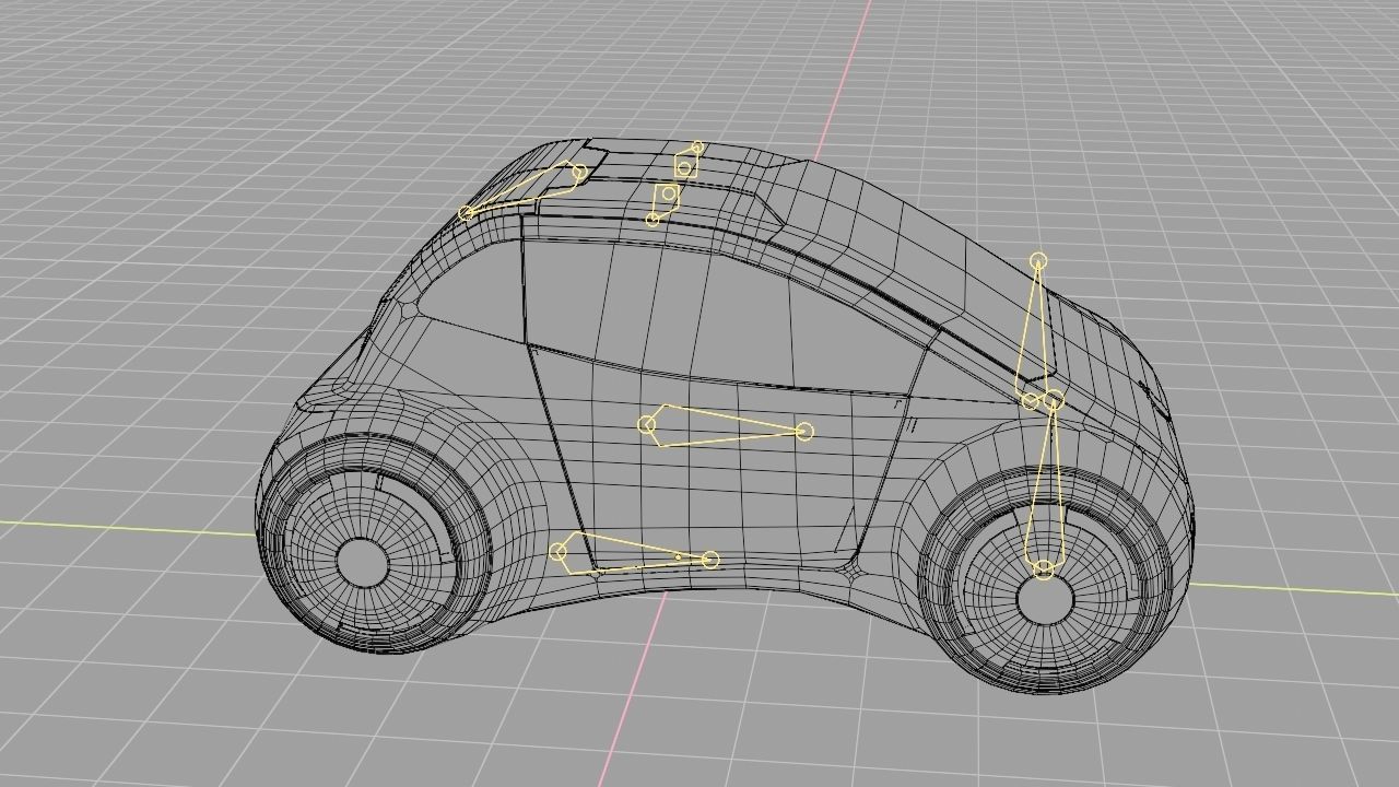 APPLE CONCEPT CAR G2 rigged 3D model_40