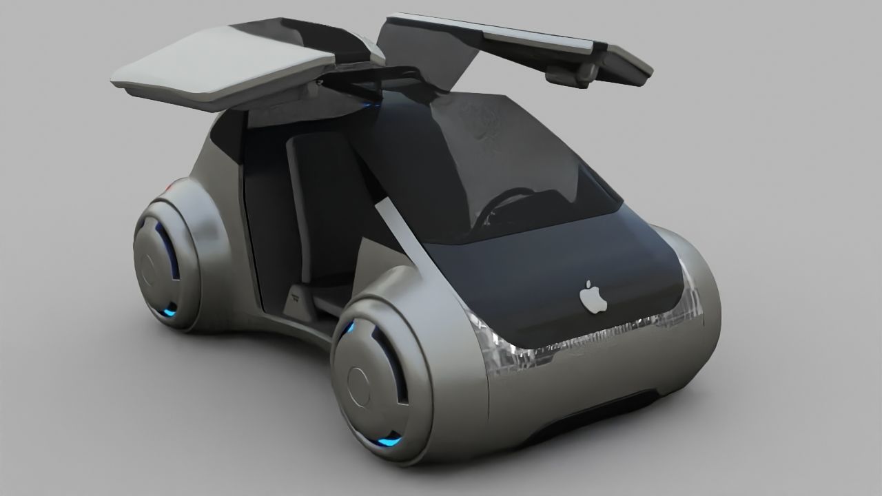 APPLE CONCEPT CAR G2 rigged 3D model_16