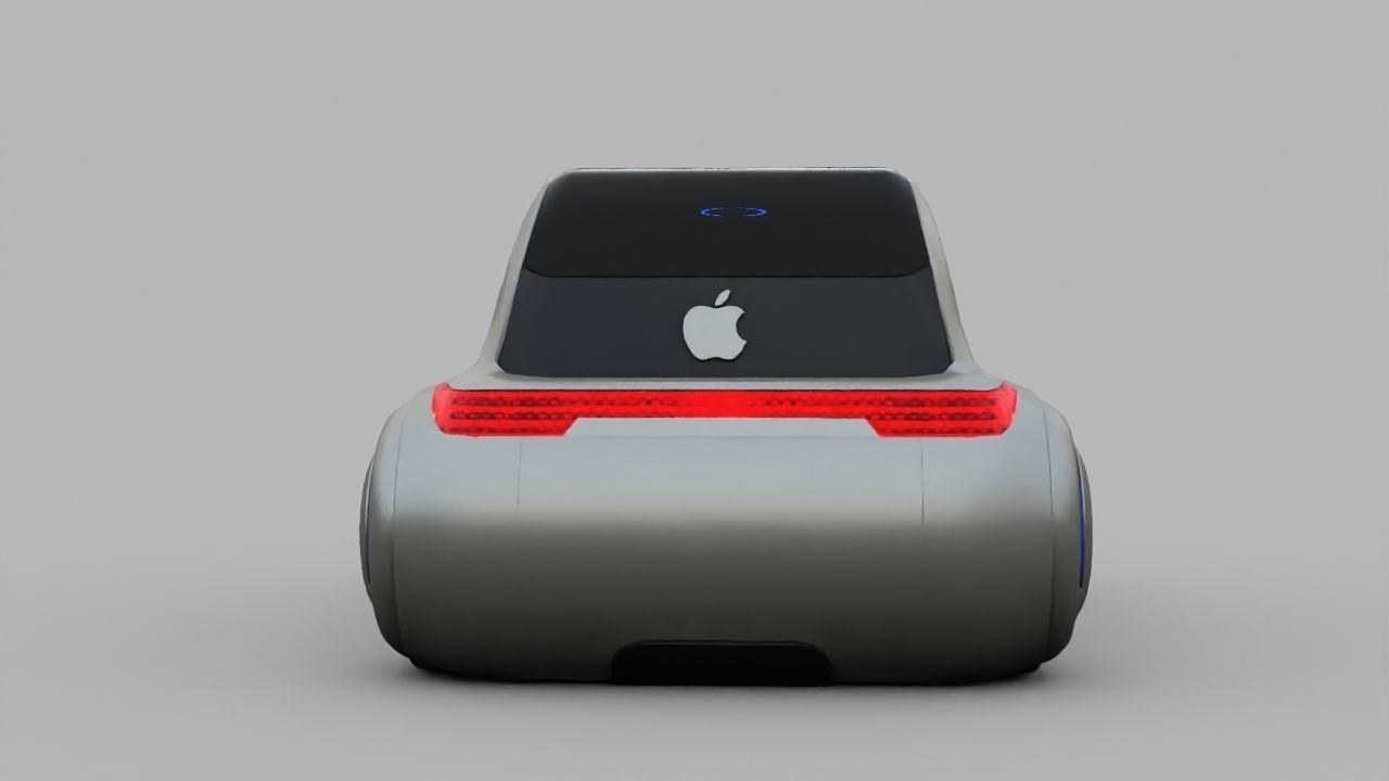 APPLE CONCEPT CAR G2 rigged 3D model_27
