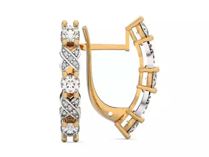 elegant earrings with stones  235