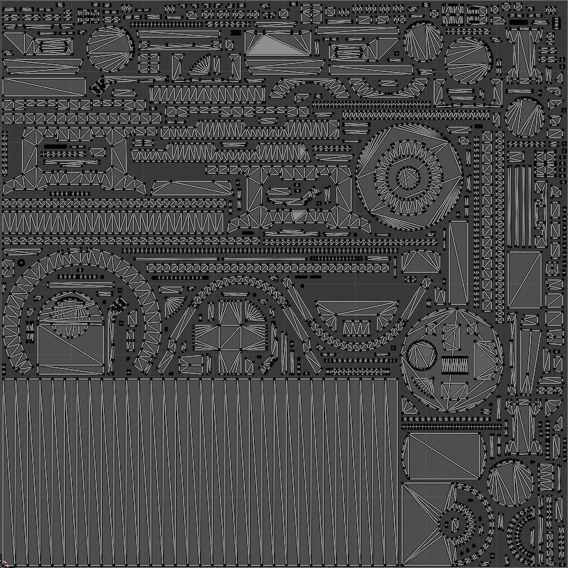Sci-fi Grenade Low-poly 3D model_13
