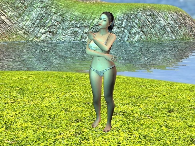 Sabrina Female Character 3D model_13