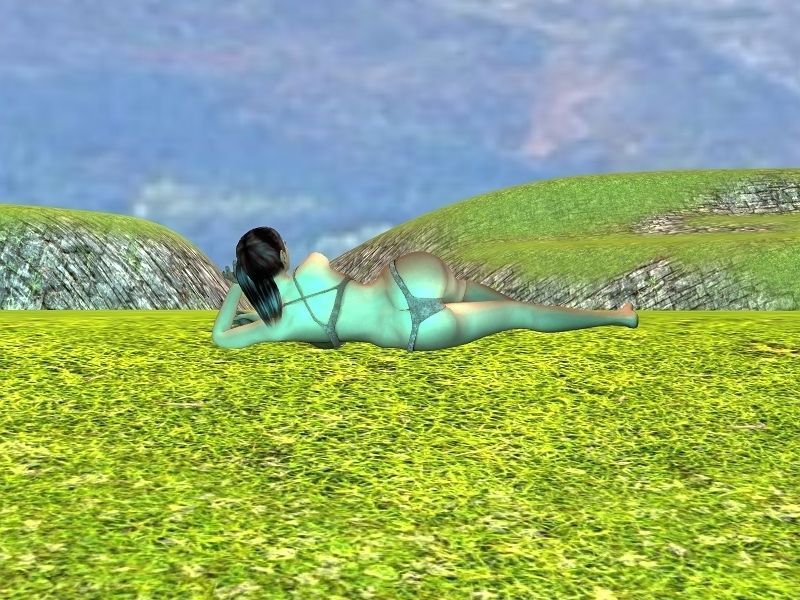 Sabrina Female Character 3D model_2