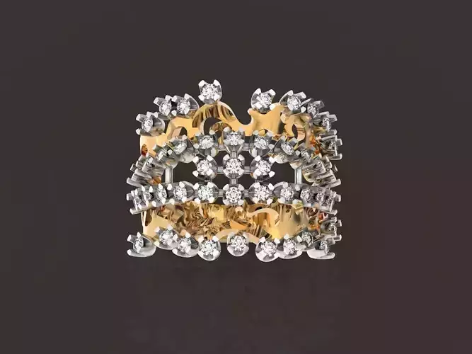 ring vintage lace with stones 239